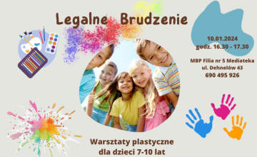Mediateka zaprasza na warsztaty plastyczne dla dzieci